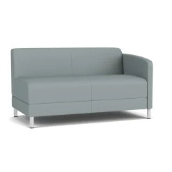 Social Left Arm Loveseat in Standard Upholstery