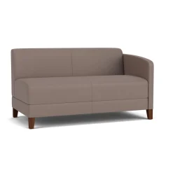 Social Left Arm Loveseat in Standard Upholstery