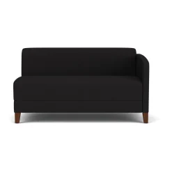 Social Left Arm Loveseat in Standard Upholstery