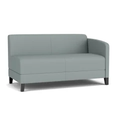 Social Left Arm Loveseat in Standard Upholstery
