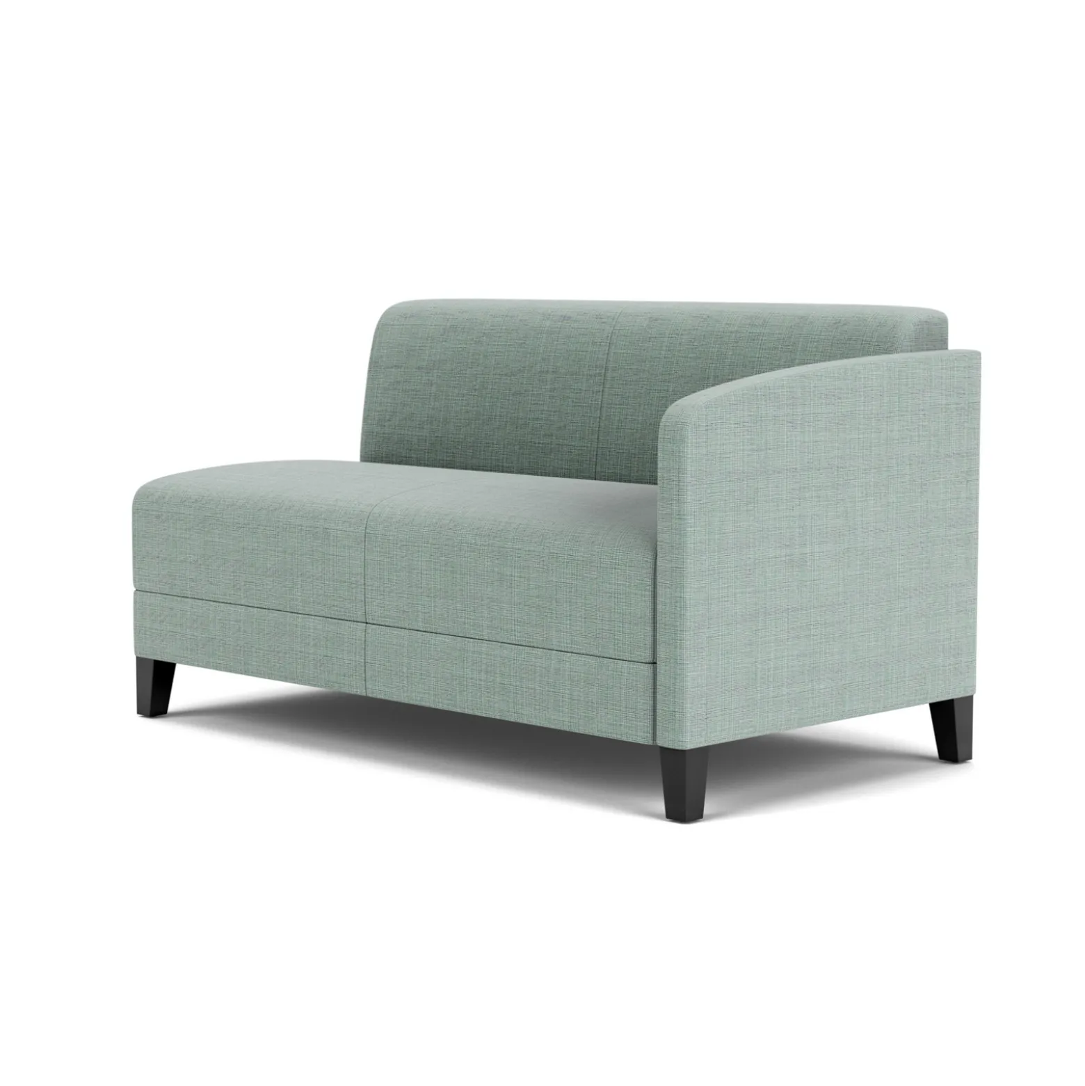 Social Left Arm Loveseat in Premium Upholstery