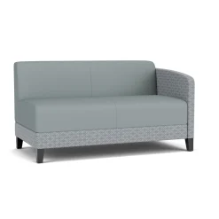 Social Left Arm Loveseat in Premium Upholstery