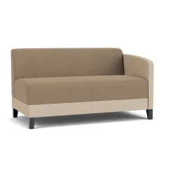 Social Left Arm Loveseat in Premium Upholstery