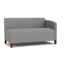 Social Left Arm Loveseat in Premium Upholstery