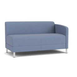 Social Left Arm Loveseat in Premium Upholstery