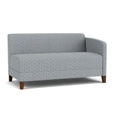 Social Left Arm Loveseat in Premium Upholstery