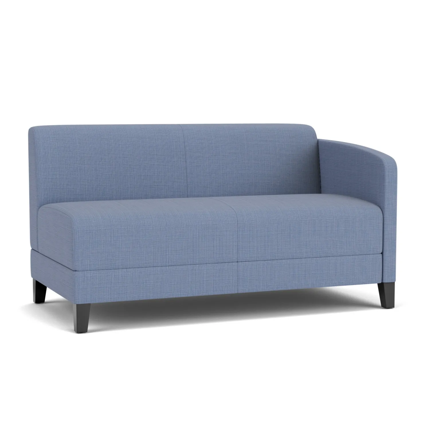 Social Left Arm Loveseat in Premium Upholstery