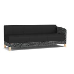Social Left Arm Sofa in Premium Upholstery