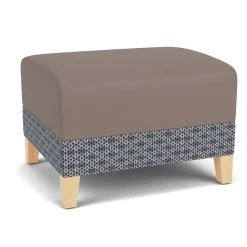 Social One Seat Bench in Premium Upholstery