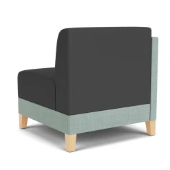 Social Right Arm Guest Chair in Premium Upholstery