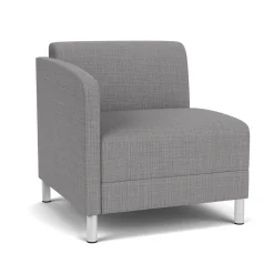 Social Right Arm Guest Chair in Premium Upholstery