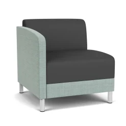 Social Right Arm Guest Chair in Premium Upholstery