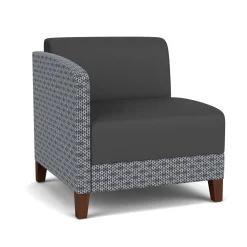 Social Right Arm Guest Chair in Premium Upholstery