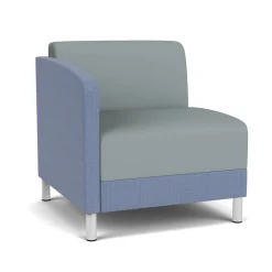 Social Right Arm Guest Chair in Premium Upholstery