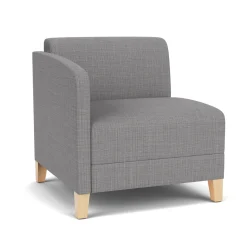 Social Right Arm Guest Chair in Premium Upholstery