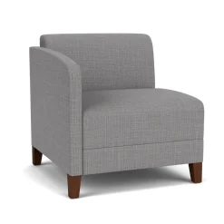 Social Right Arm Guest Chair in Premium Upholstery