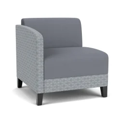 Social Right Arm Guest Chair in Premium Upholstery
