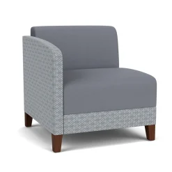 Social Right Arm Guest Chair in Premium Upholstery