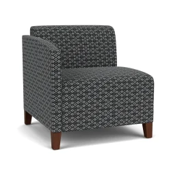Social Right Arm Guest Chair in Premium Upholstery