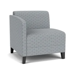 Social Right Arm Guest Chair in Premium Upholstery