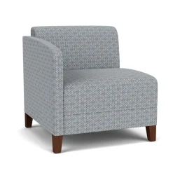 Social Right Arm Guest Chair in Premium Upholstery
