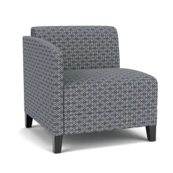 Social Right Arm Guest Chair in Premium Upholstery