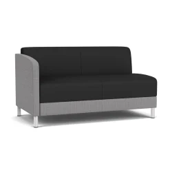 Social Right Arm Loveseat in Premium Upholstery