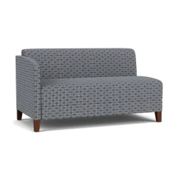 Social Right Arm Loveseat in Premium Upholstery