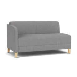 Social Right Arm Loveseat in Premium Upholstery