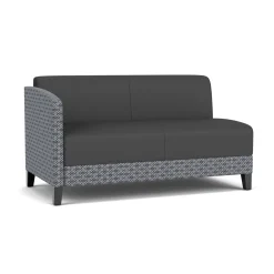 Social Right Arm Loveseat in Premium Upholstery