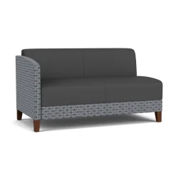 Social Right Arm Loveseat in Premium Upholstery