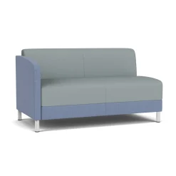 Social Right Arm Loveseat in Premium Upholstery