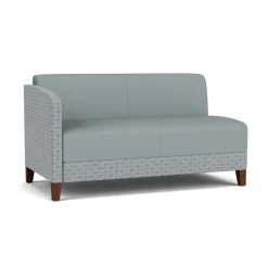 Social Right Arm Loveseat in Premium Upholstery