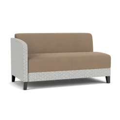 Social Right Arm Loveseat in Premium Upholstery
