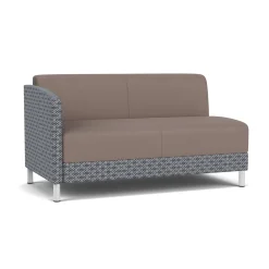 Social Right Arm Loveseat in Premium Upholstery