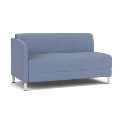 Social Right Arm Loveseat in Premium Upholstery