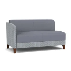 Social Right Arm Loveseat in Premium Upholstery