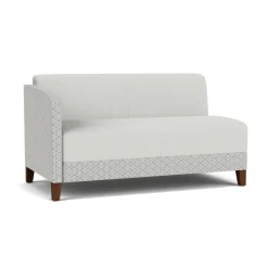 Social Right Arm Loveseat in Premium Upholstery