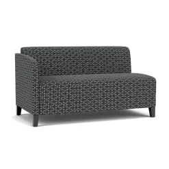 Social Right Arm Loveseat in Premium Upholstery