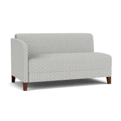 Social Right Arm Loveseat in Premium Upholstery