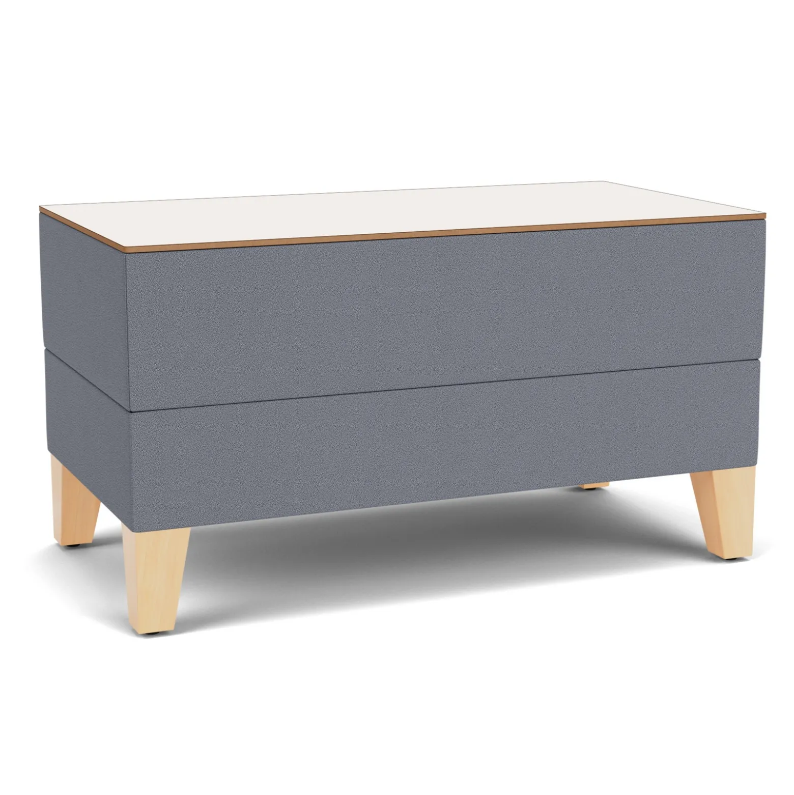 Social Small Rectangular Table in Standard Upholstery