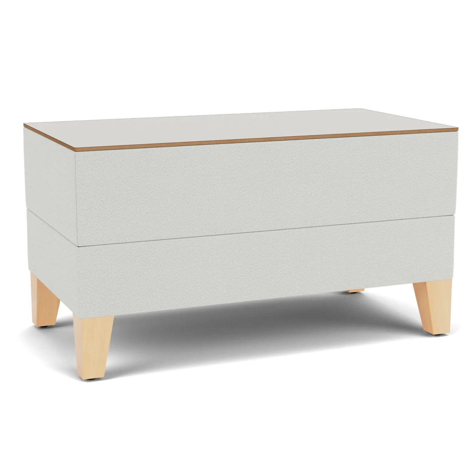 Social Small Rectangular Table in Standard Upholstery