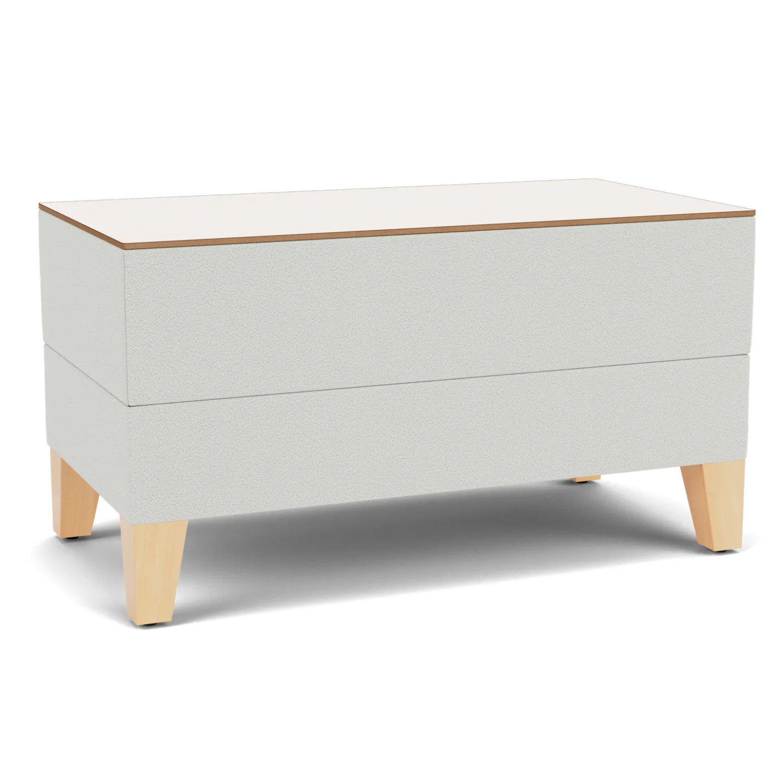 Social Small Rectangular Table in Standard Upholstery