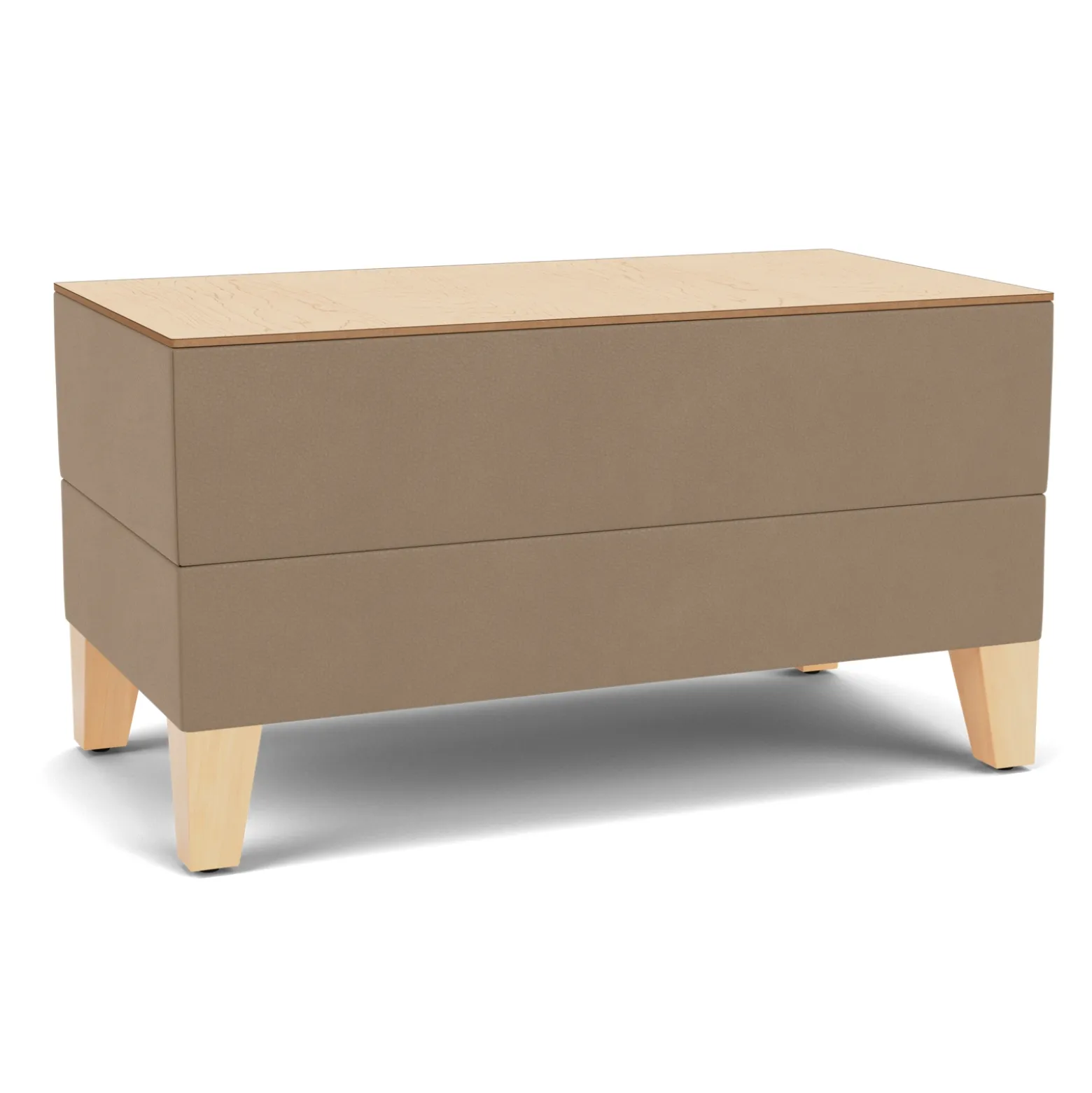 Social Small Rectangular Table in Standard Upholstery