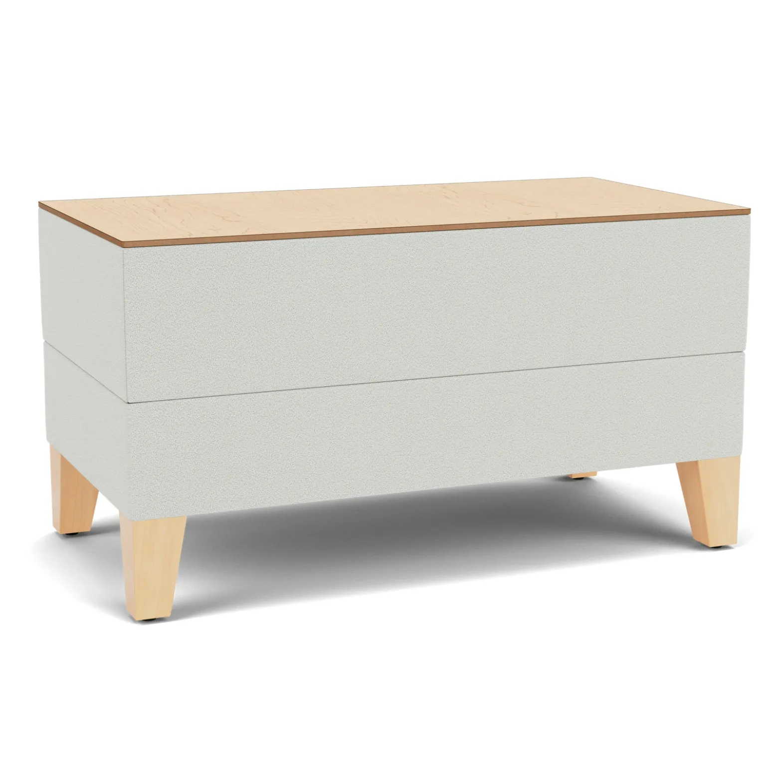 Social Small Rectangular Table in Standard Upholstery