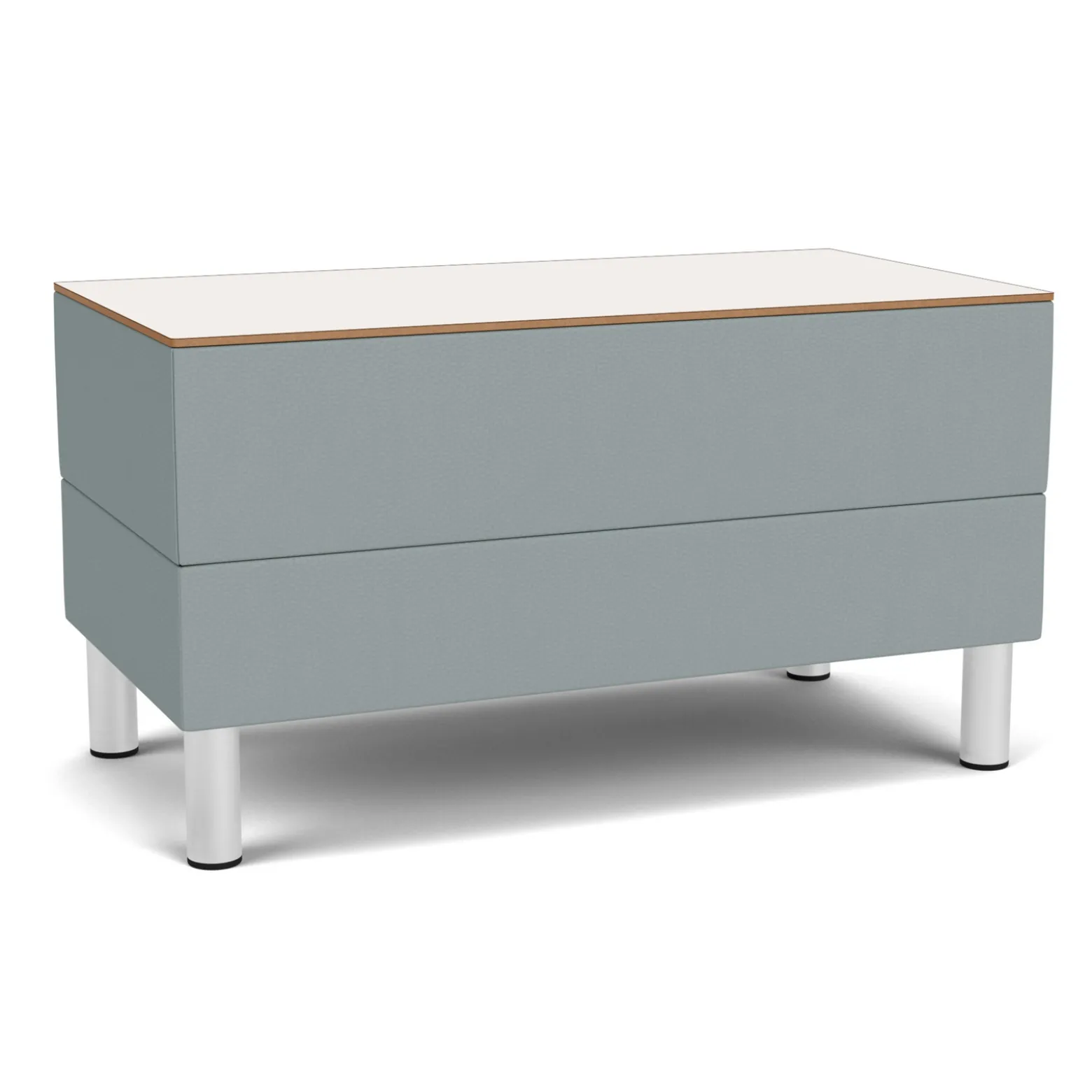 Social Small Rectangular Table in Standard Upholstery