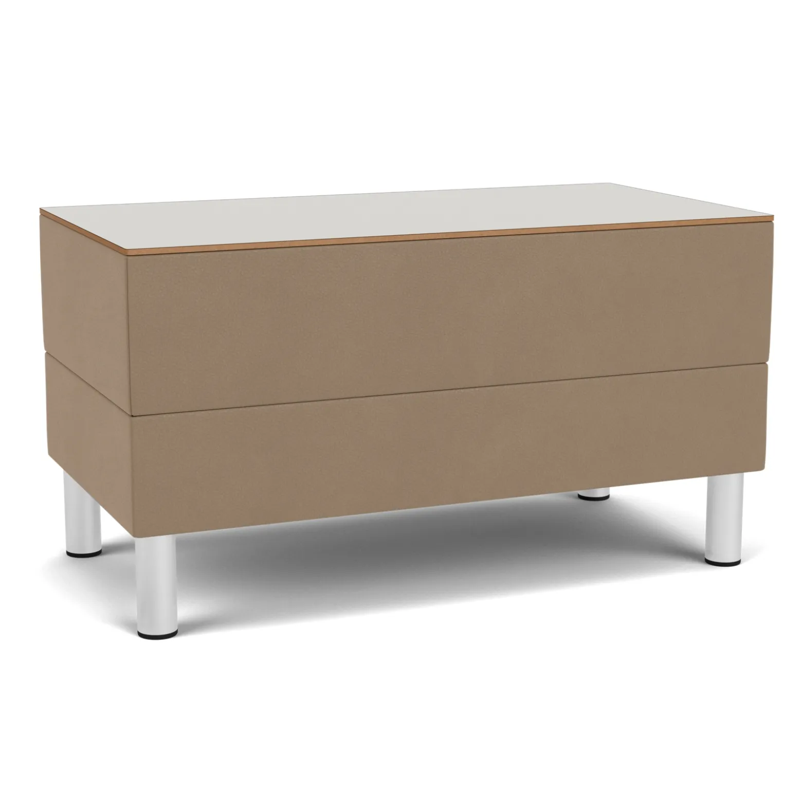 Social Small Rectangular Table in Standard Upholstery