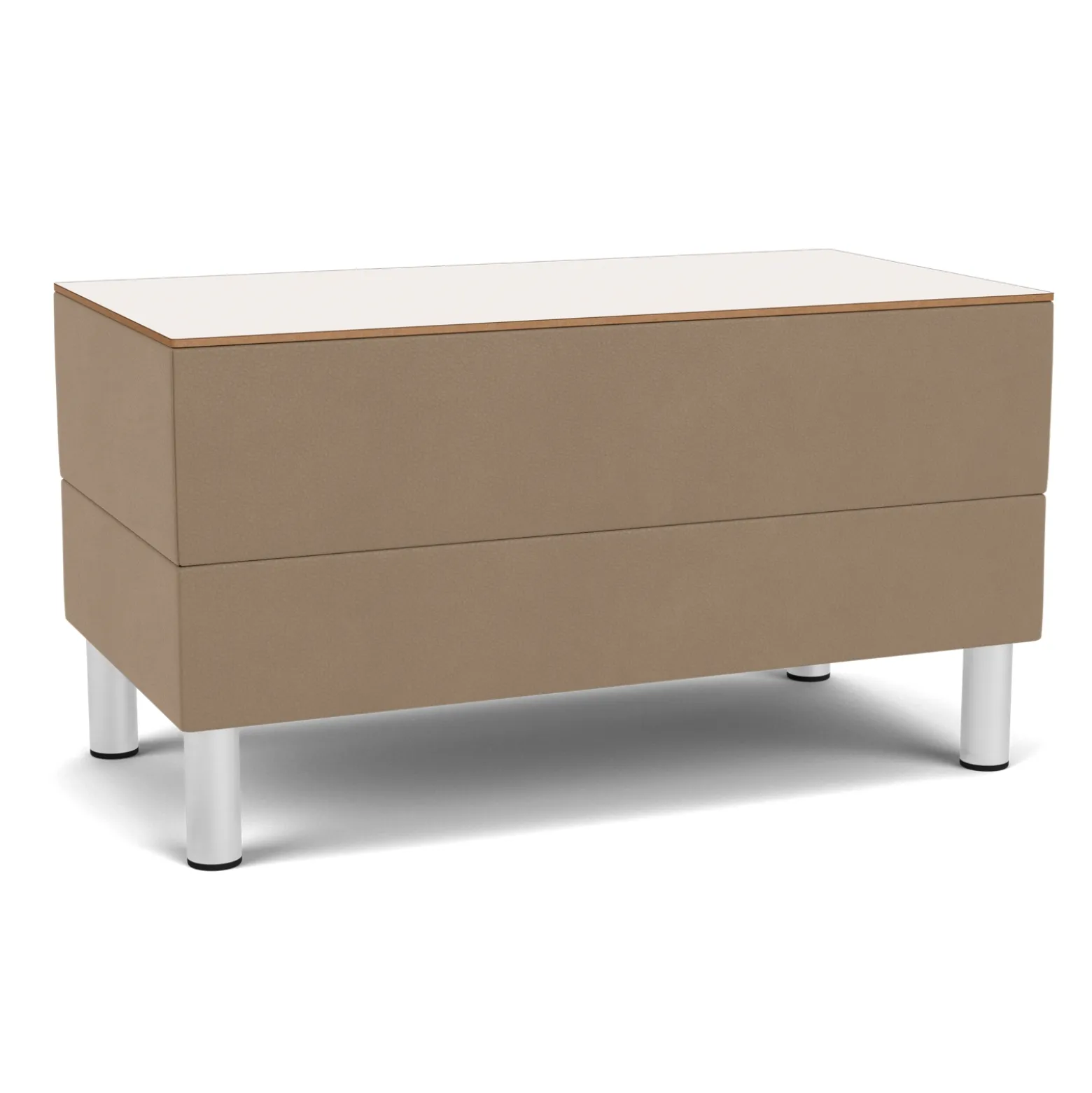 Social Small Rectangular Table in Standard Upholstery