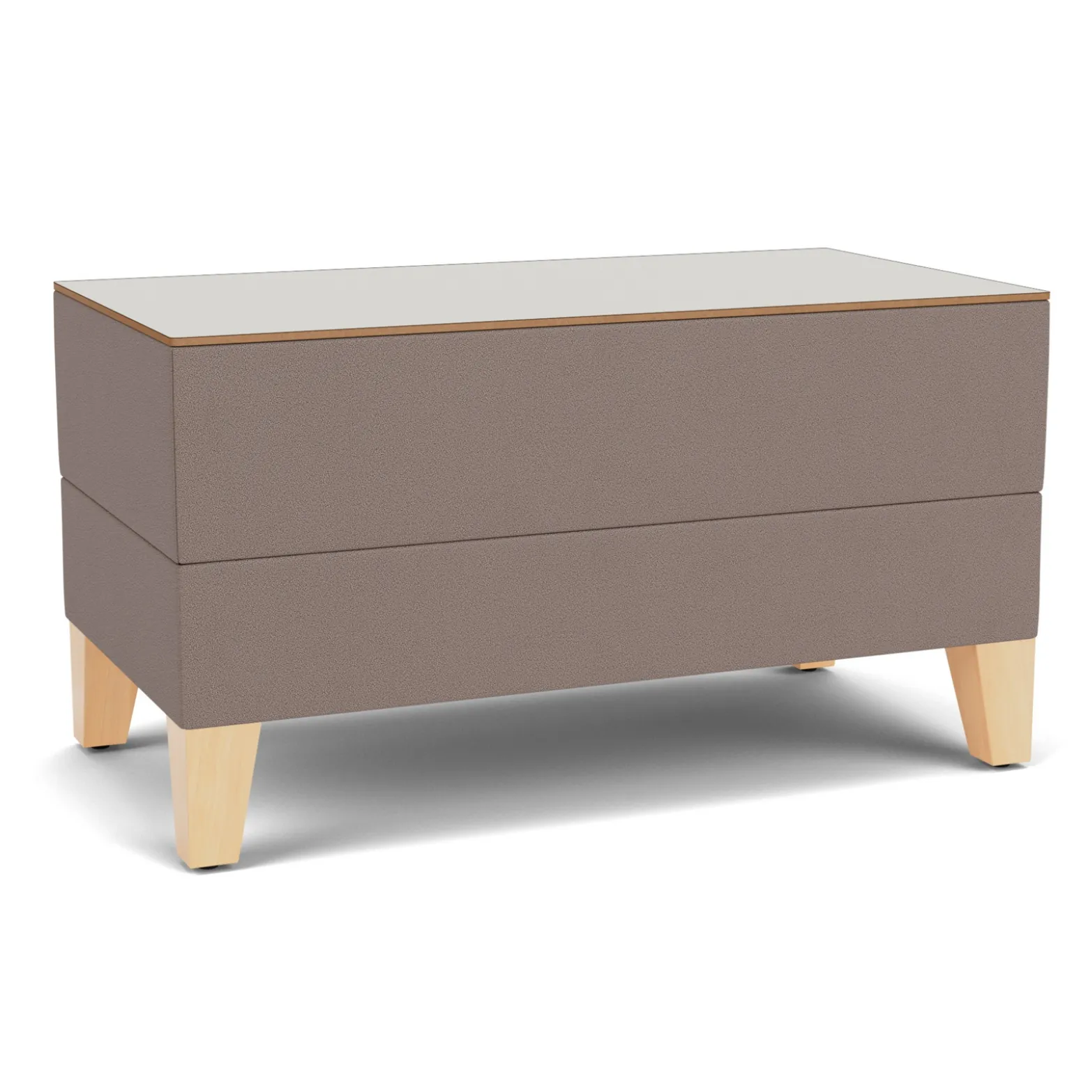 Social Small Rectangular Table in Standard Upholstery