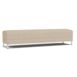 Social Three Seat Bench in Premium Upholstery